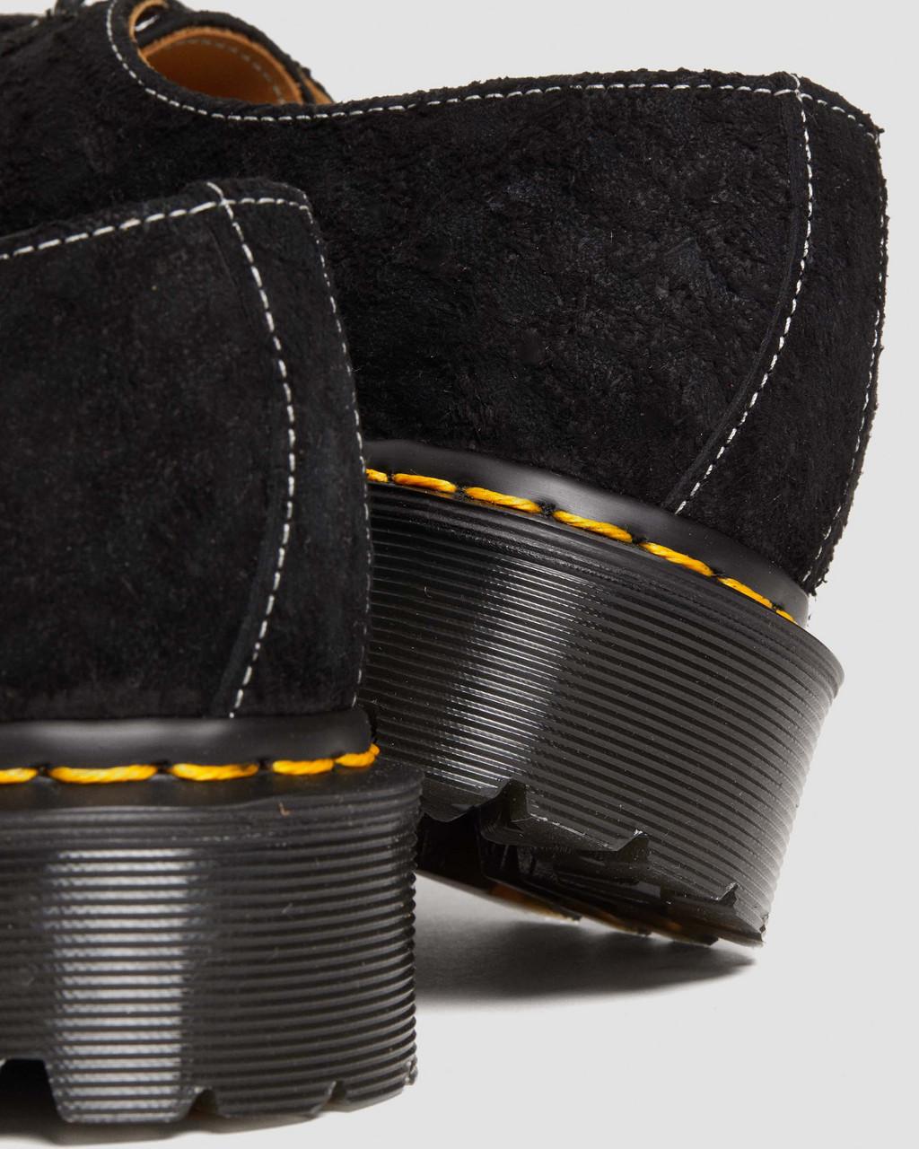 Zapatos Oxford Dr Martens 1461 Bex Made in England Emboss Suede Mujer Negros | 43100040