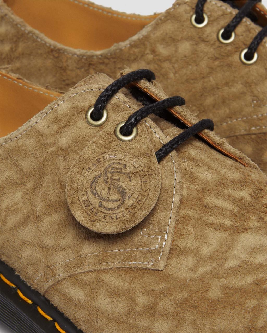 Zapatos Oxford Dr Martens 1461 Bex Made in England Emboss Suede Mujer Marrom | 57738090