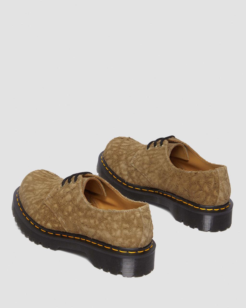 Zapatos Oxford Dr Martens 1461 Bex Made in England Emboss Suede Mujer Marrom | 57738090