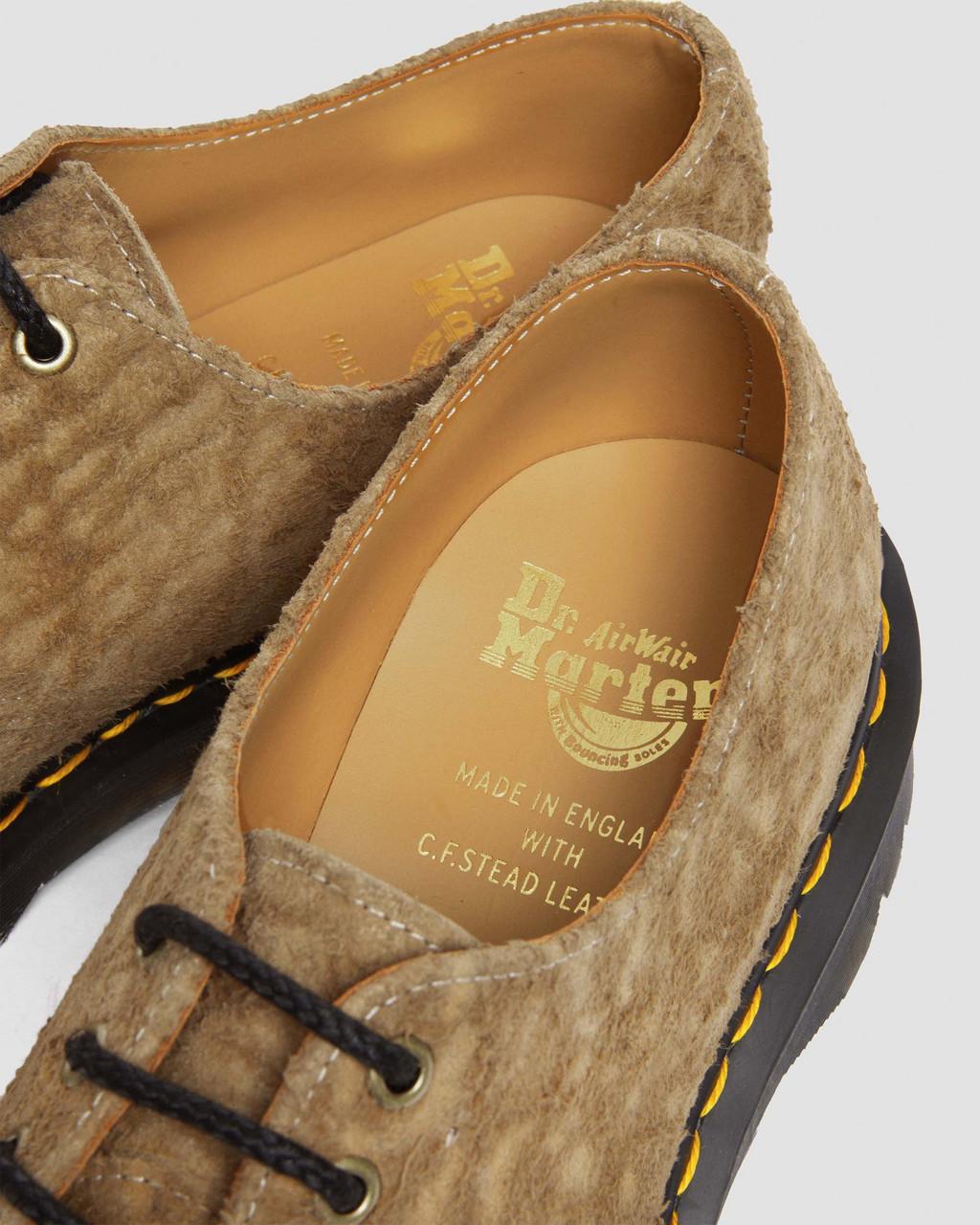 Zapatos Oxford Dr Martens 1461 Bex Made in England Emboss Suede Mujer Marrom | 57738090