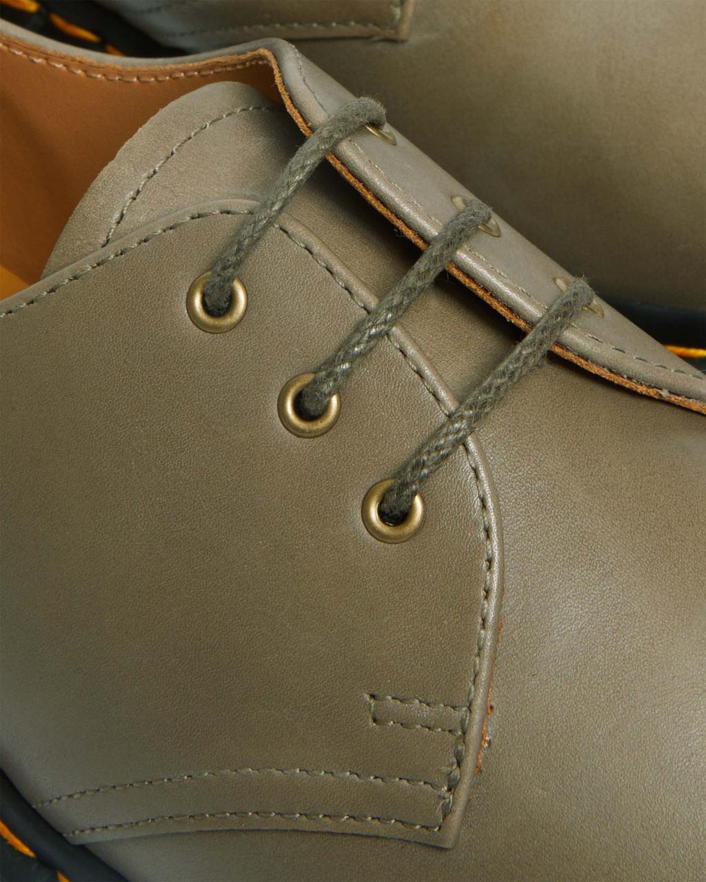 Zapatos Oxford Dr Martens 1461 Carrara Leather Mujer Verde Oliva | 18381056