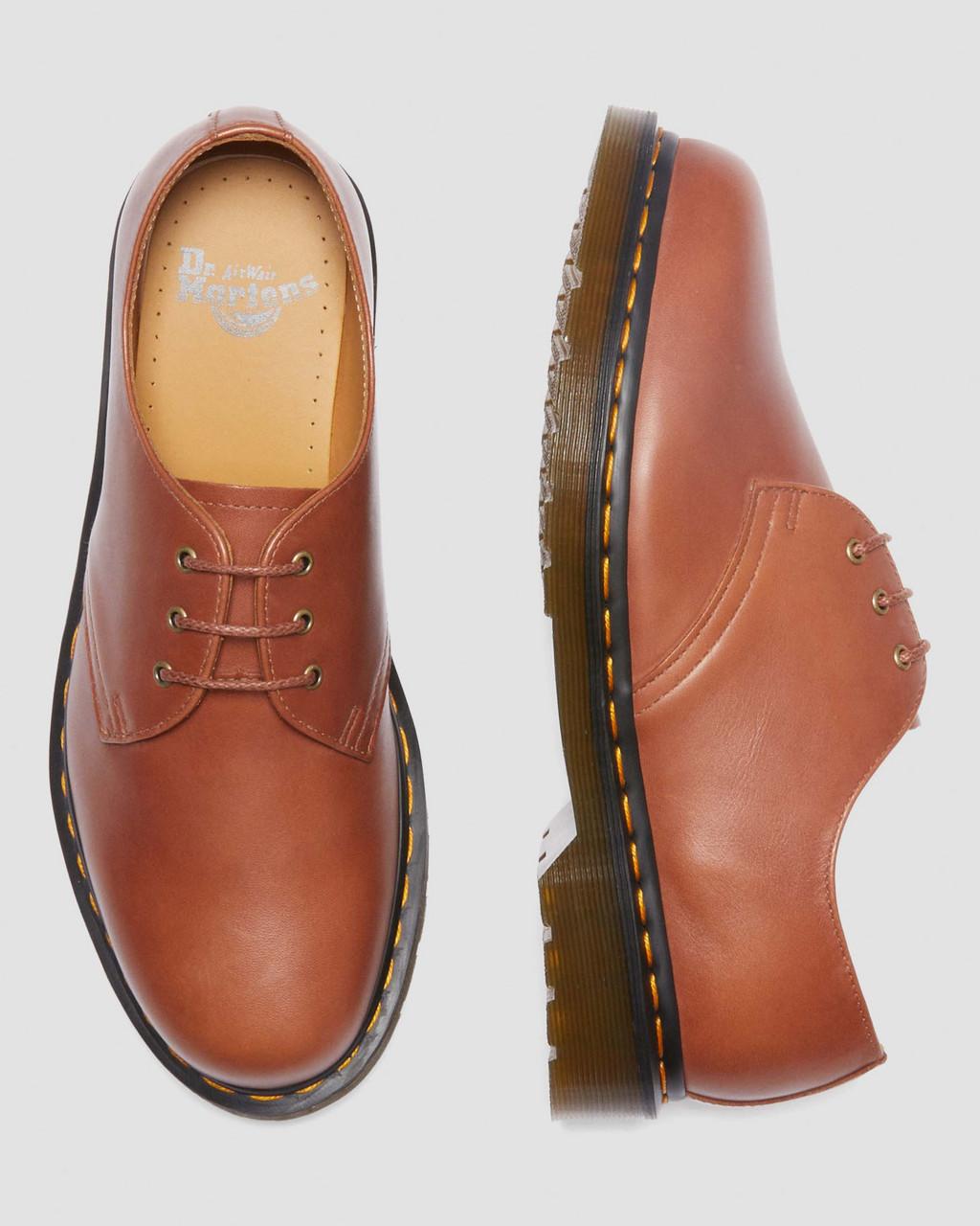 Zapatos Oxford Dr Martens 1461 Carrara Leather Mujer Marrom | 47356091