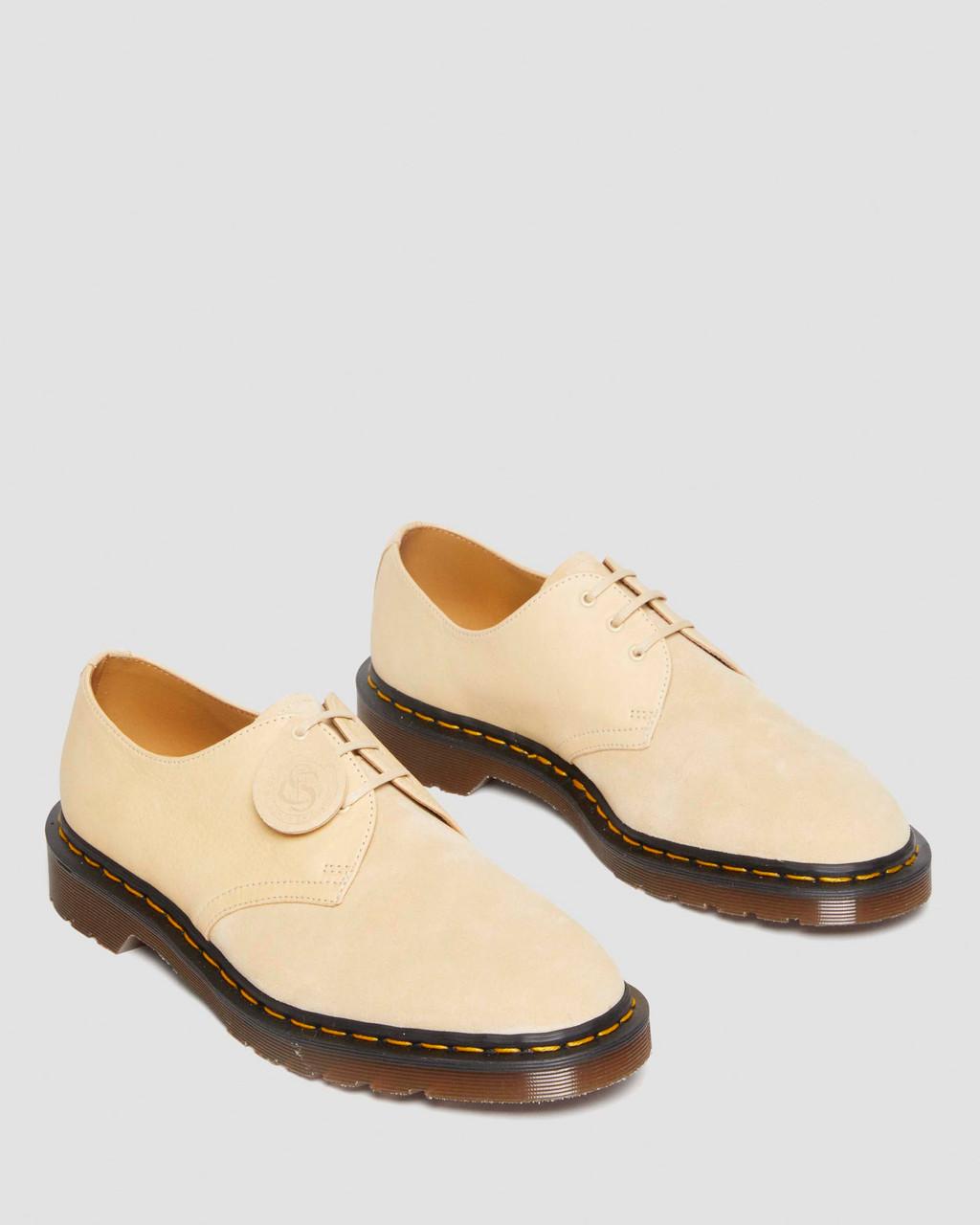 Zapatos Oxford Dr Martens 1461 Made in England Suede Mujer Moutarde | 62823456