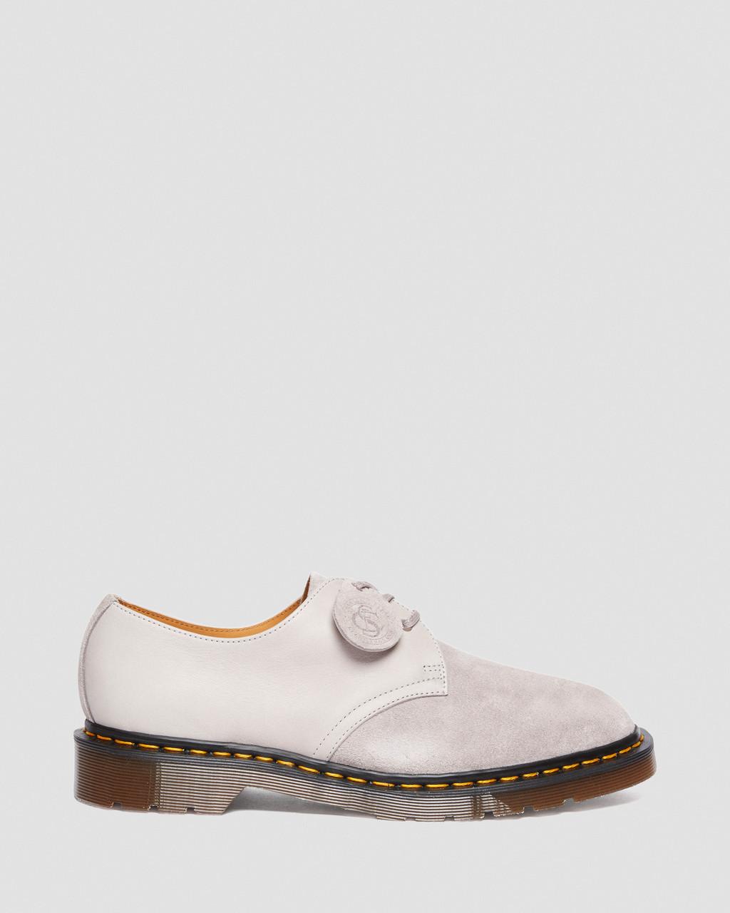Zapatos Oxford Dr Martens 1461 Made in England Suede Mujer Grises | 92417292