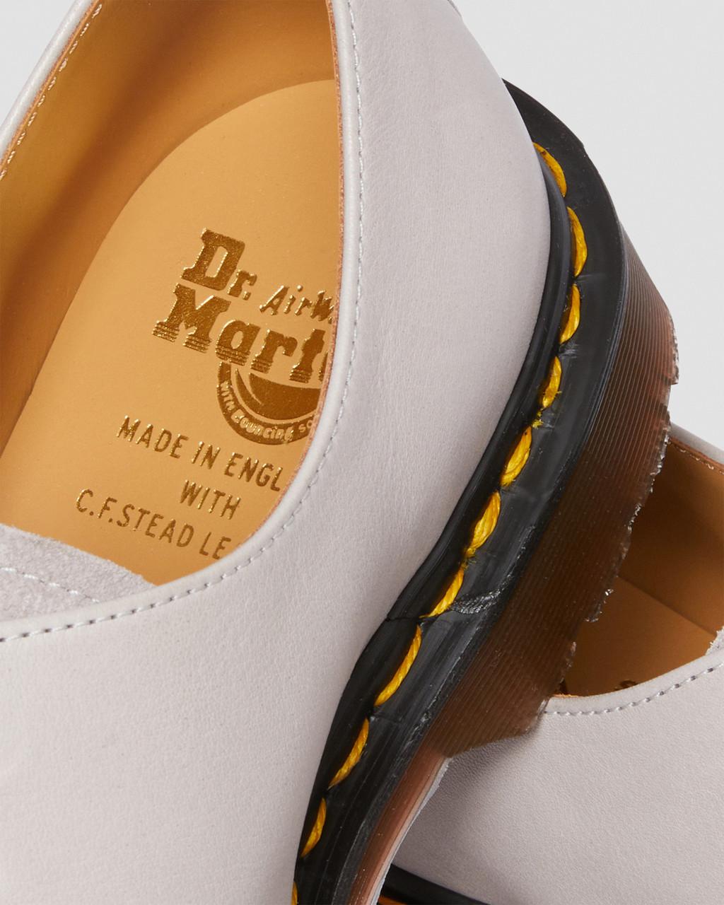 Zapatos Oxford Dr Martens 1461 Made in England Suede Mujer Grises | 92417292