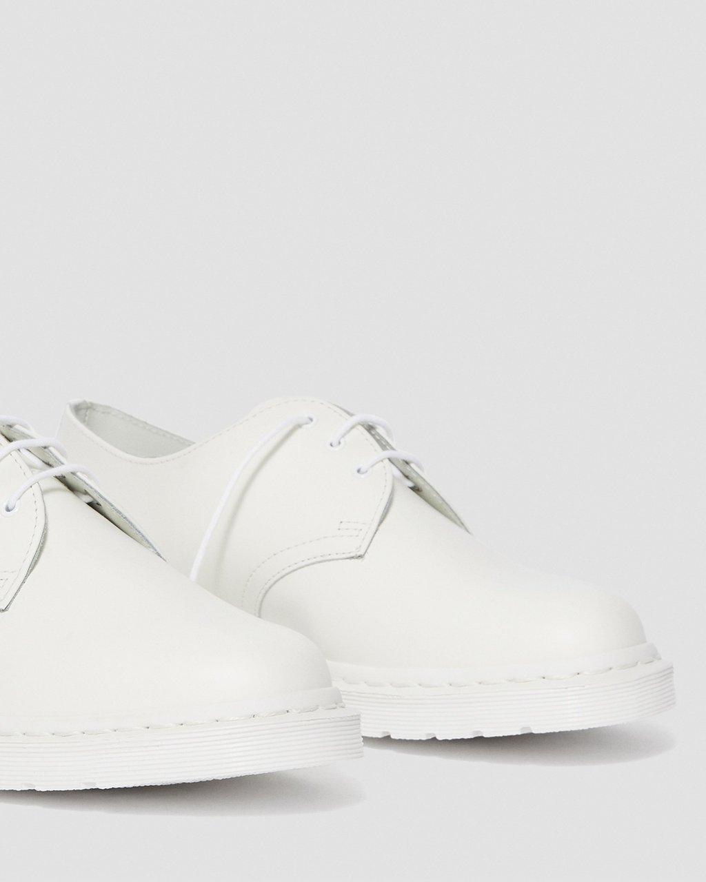 Zapatos Oxford Dr Martens 1461 Mono Smooth Leather Hombre Blancos | 16354130