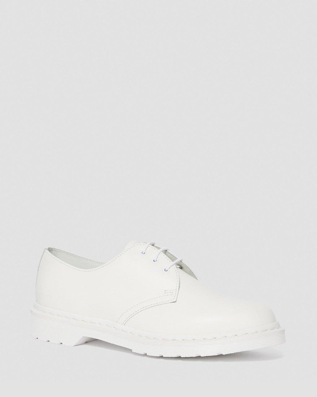 Zapatos Oxford Dr Martens 1461 Mono Smooth Leather Hombre Blancos | 16354130