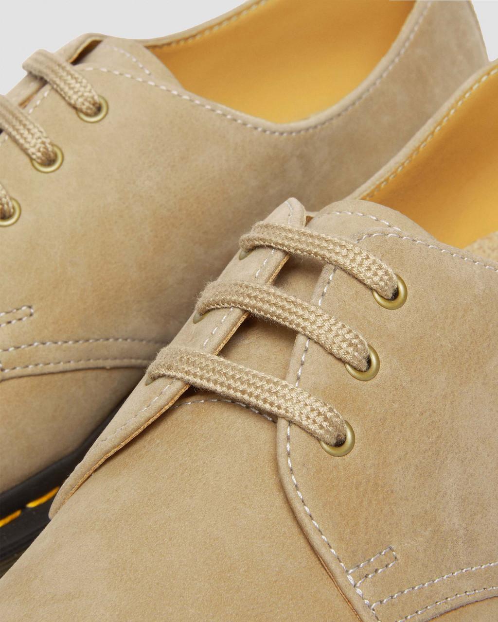 Zapatos Oxford Dr Martens 1461 Tumbled Nubuck Leather Hombre Marrom | 92340158