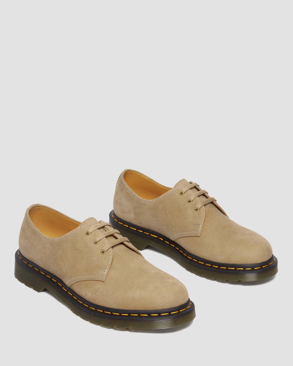 Zapatos Oxford Dr Martens 1461 Tumbled Nubuck Leather Hombre Marrom | 92340158