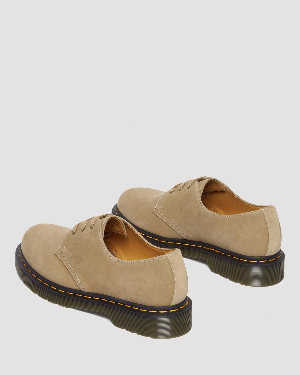 Zapatos Oxford Dr Martens 1461 Tumbled Nubuck Leather Hombre Marrom | 92340158
