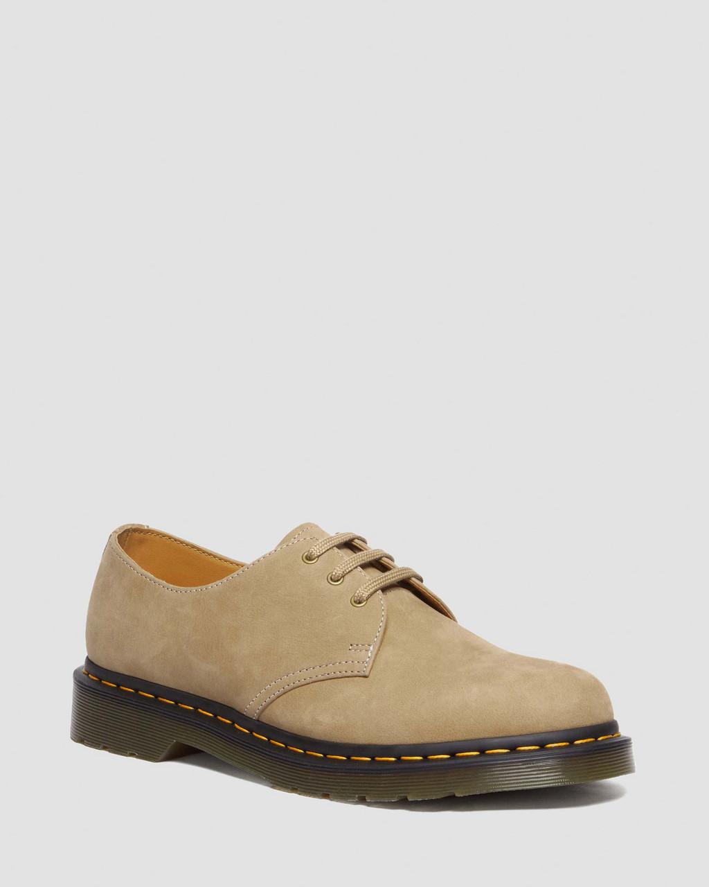 Zapatos Oxford Dr Martens 1461 Tumbled Nubuck Leather Hombre Marrom | 92340158