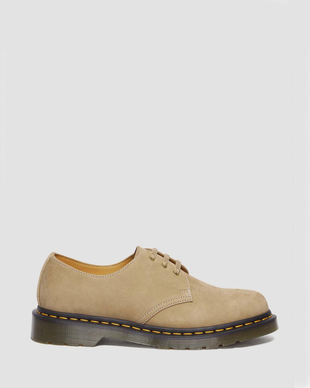Zapatos Oxford Dr Martens 1461 Tumbled Nubuck Leather Mujer Marrom | 14968169