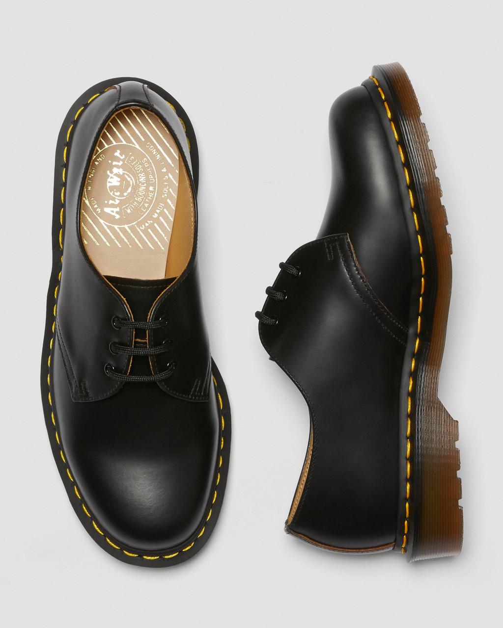 Zapatos Oxford Dr Martens 1461 Vintage Made in England Mujer Negros | 67807421