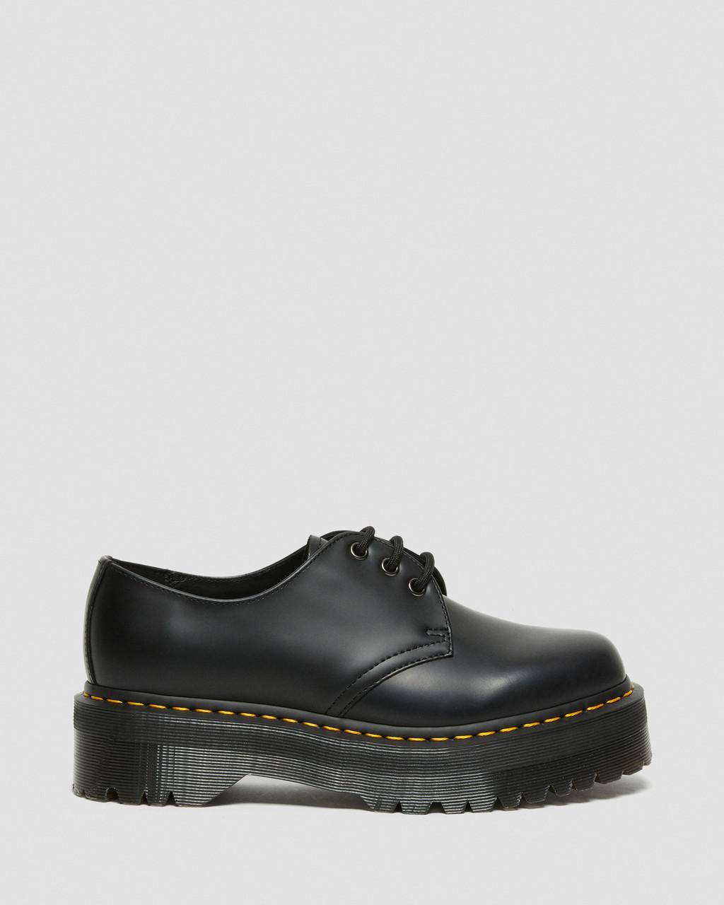 Zapatos Plataforma Dr Martens 1461 Smooth Leather Hombre Negros | 97818429