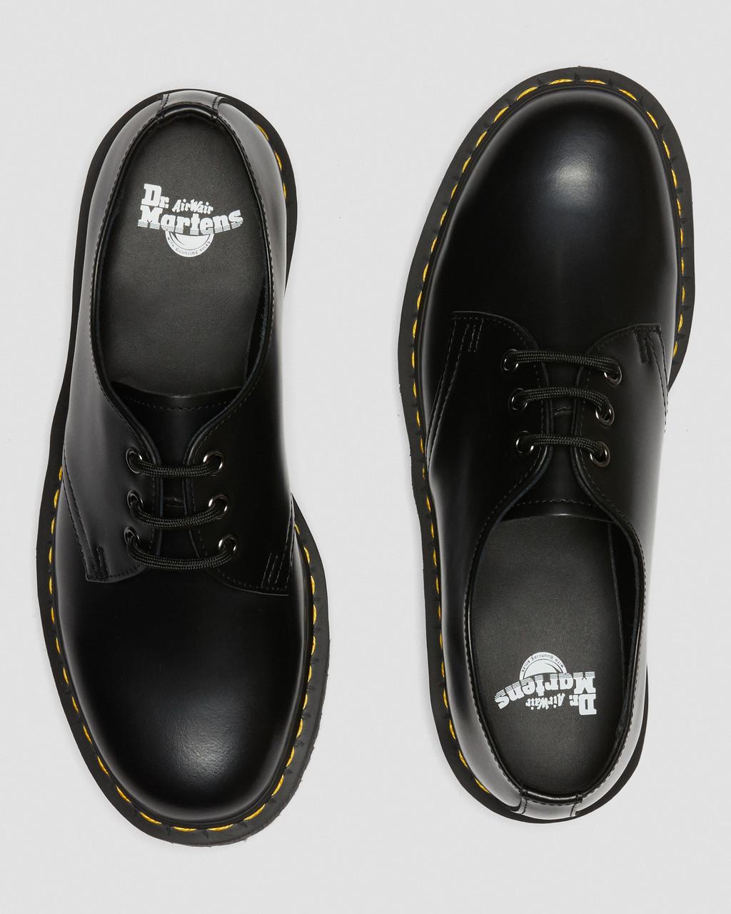 Zapatos Plataforma Dr Martens 1461 Smooth Leather Hombre Negros | 97818429
