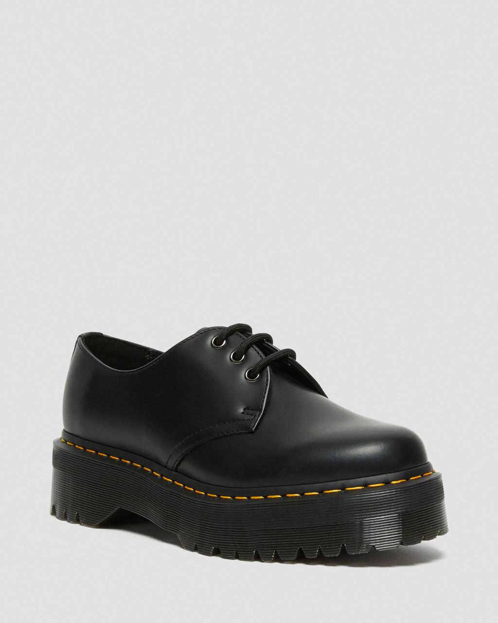 Zapatos Plataforma Dr Martens 1461 Smooth Leather Hombre Negros | 97818429